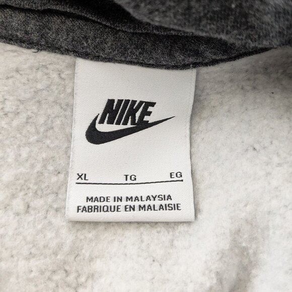 Men's Nike Fleece Hoodie Size XL Gray . - Picture 7 of 8